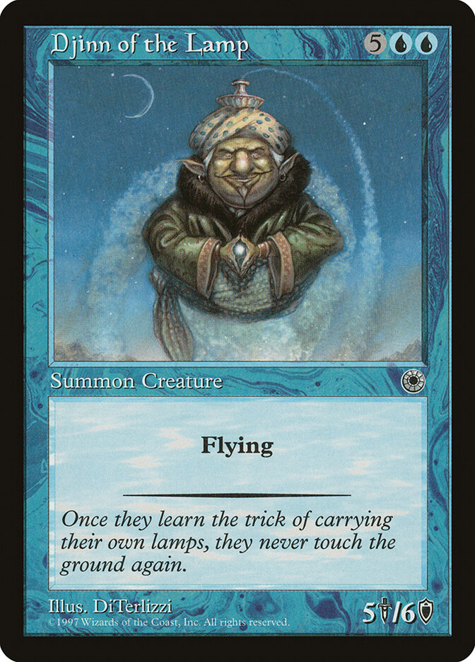 Djinn of the Lamp card front
