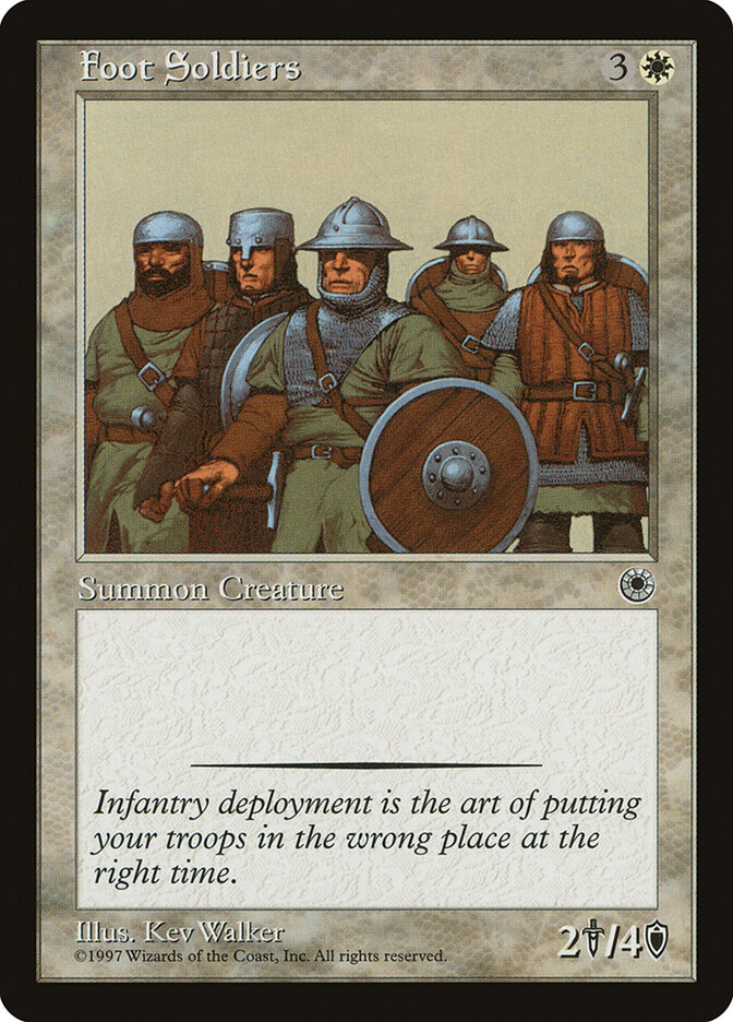 Foot Soldiers card front