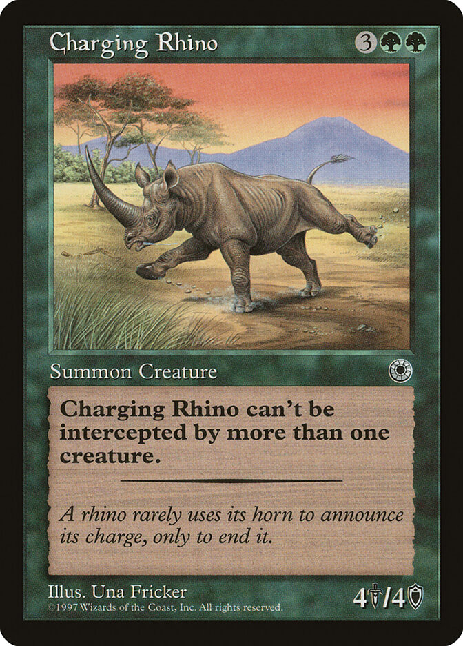 Charging Rhino card front