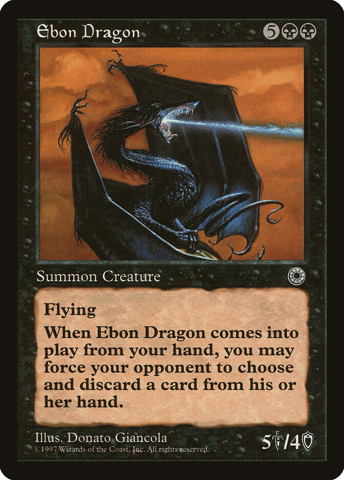 Ebon Dragon card front