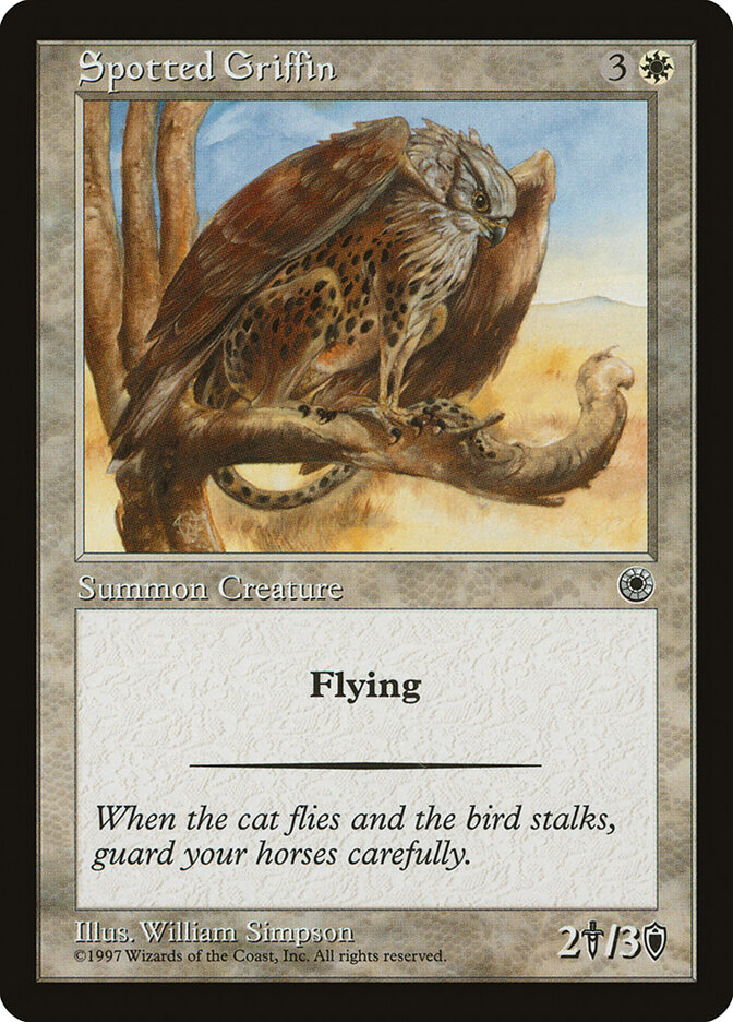 Spotted Griffin card front