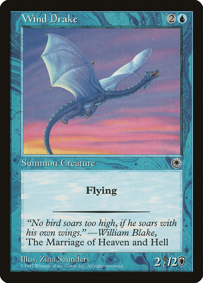 Wind Drake card front