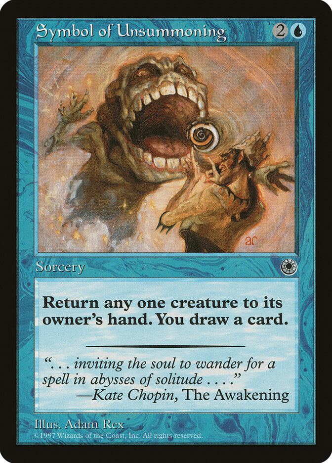 Symbol of Unsummoning card front