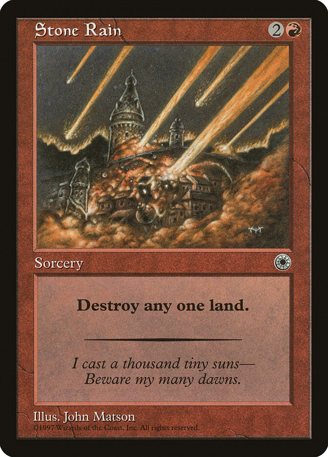 Stone Rain card front