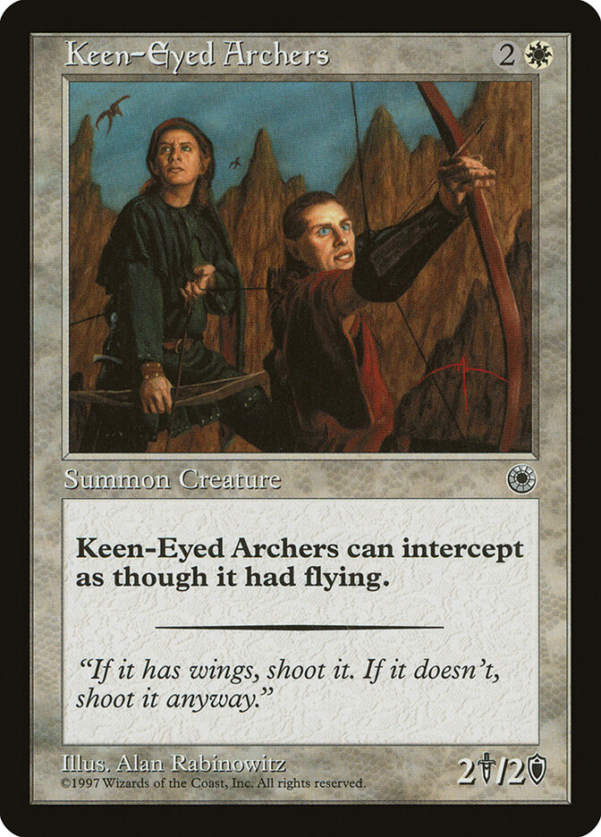 Keen-Eyed Archers card front