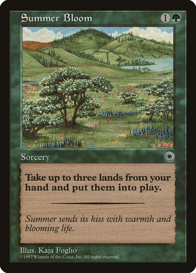Summer Bloom card front