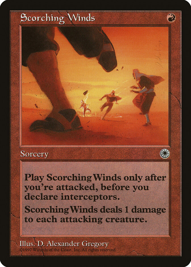 Scorching Winds card front