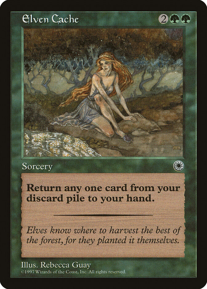 Elven Cache card front