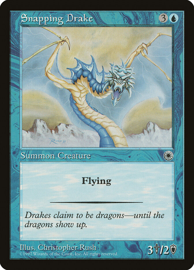 Snapping Drake card front