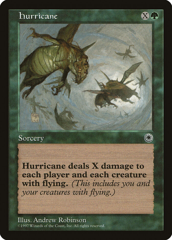 Hurricane card front