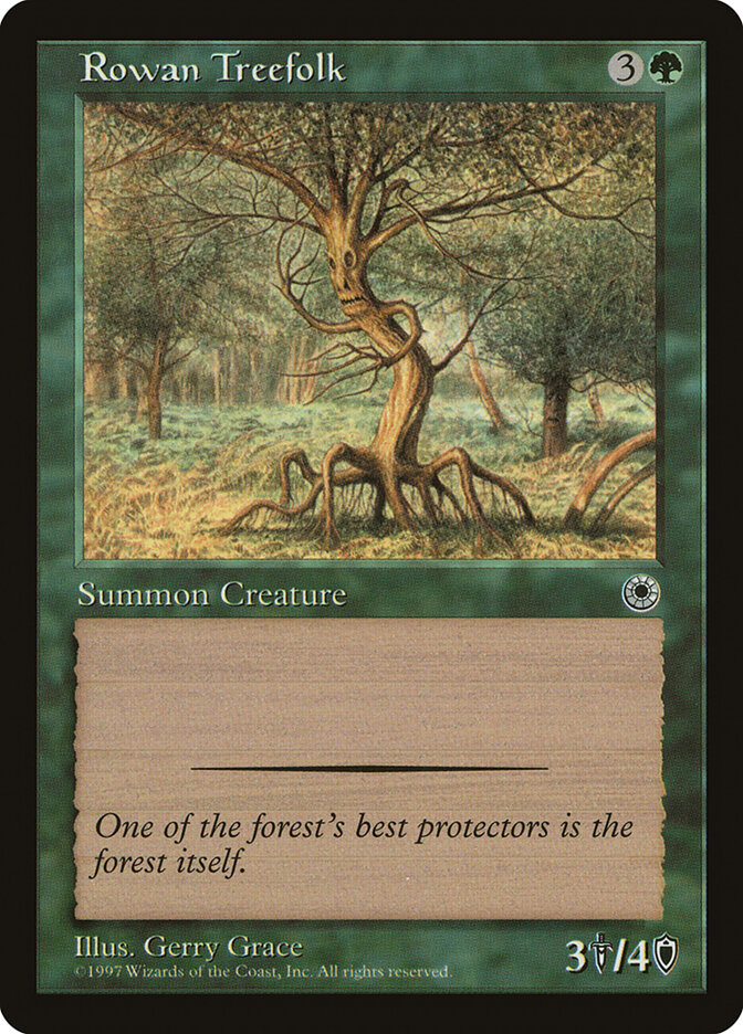 Rowan Treefolk card front