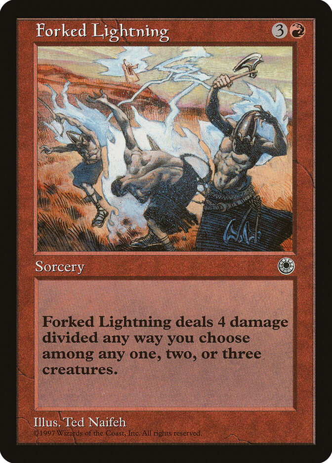 Forked Lightning card front