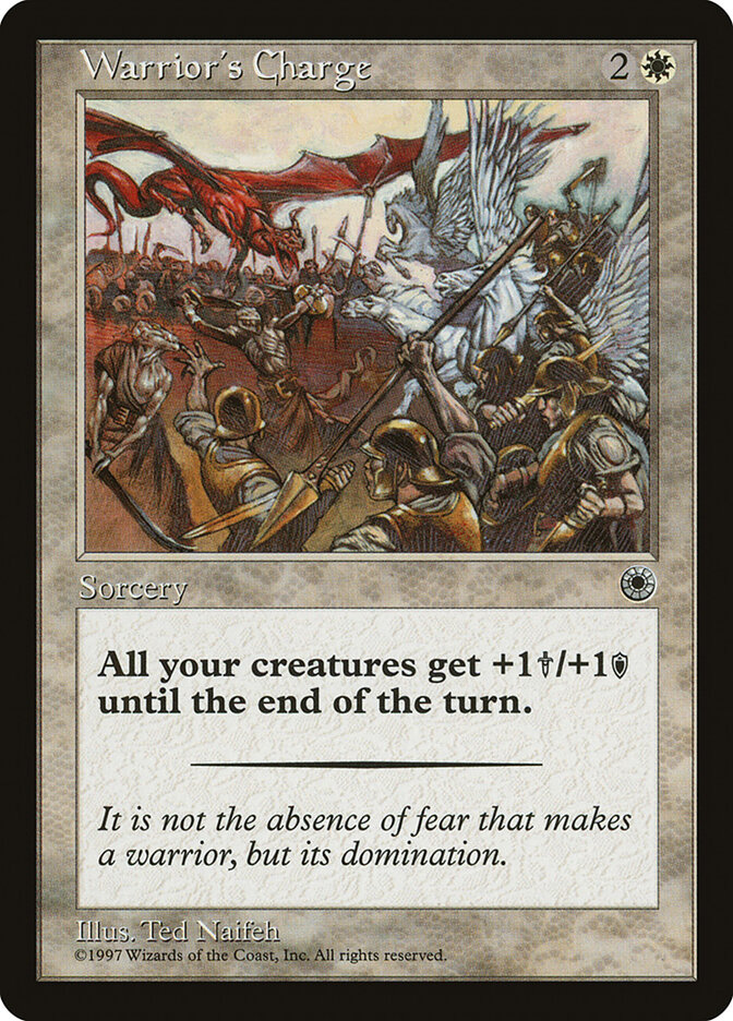 Warrior's Charge card front