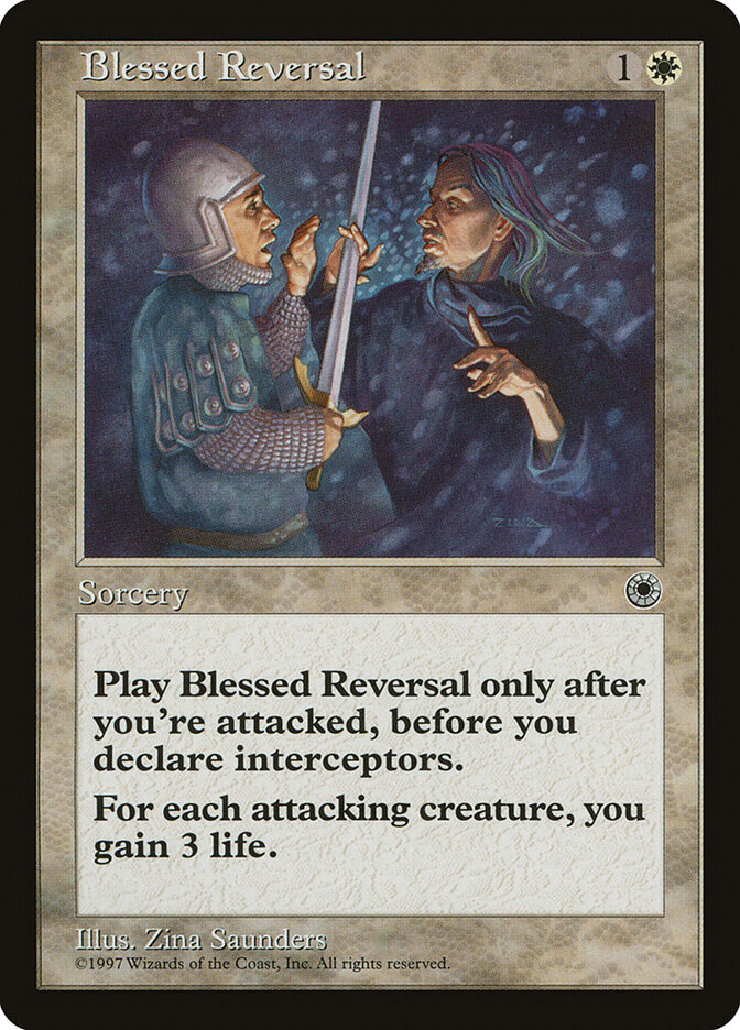 Blessed Reversal card front