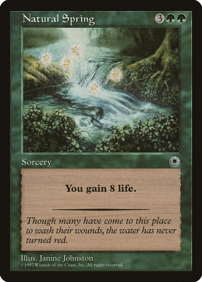 Natural Spring card front
