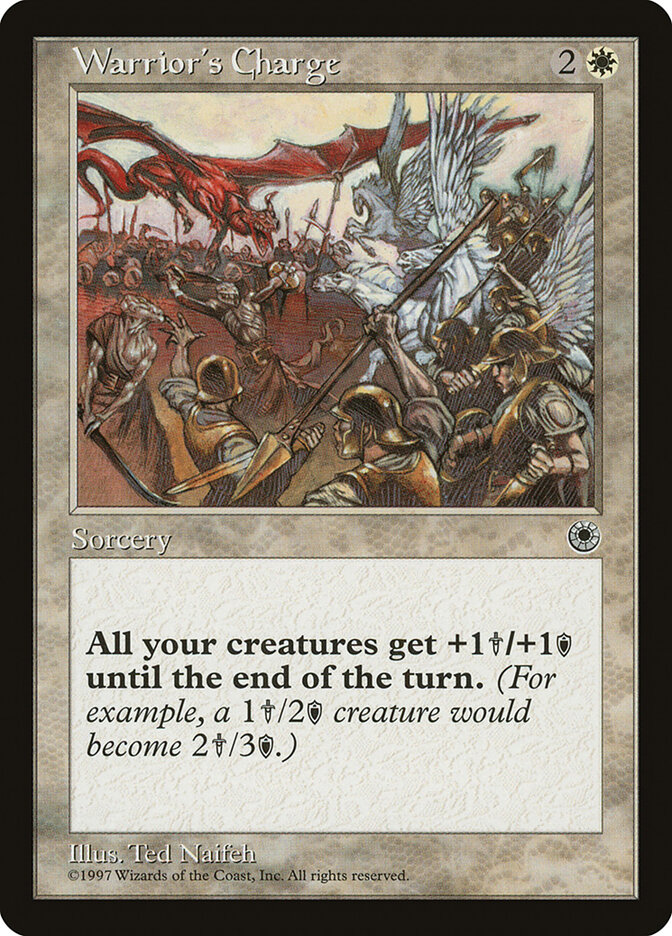 Warrior's Charge card front