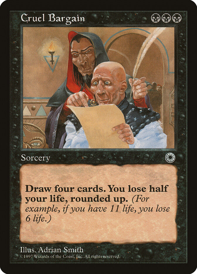 Cruel Bargain card front