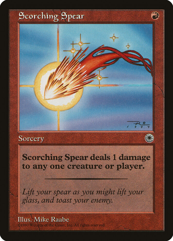 Scorching Spear card front