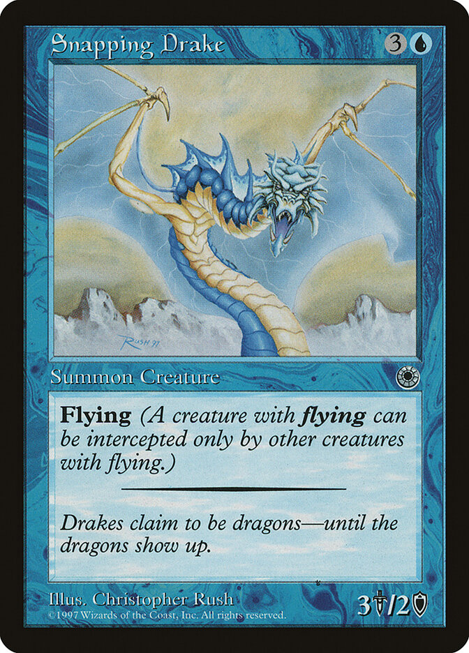 Snapping Drake card front