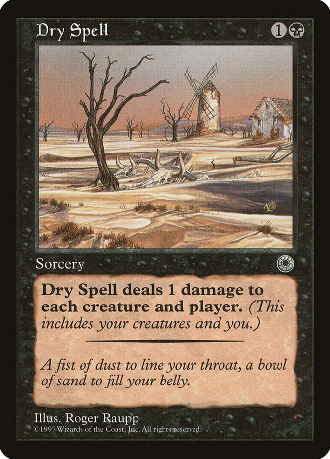 Dry Spell card front