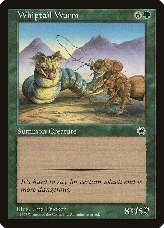 Whiptail Wurm card front