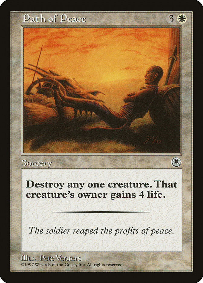 Path of Peace card front