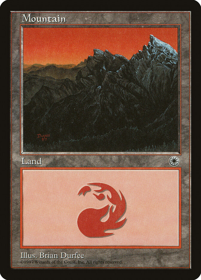 Mountain card front