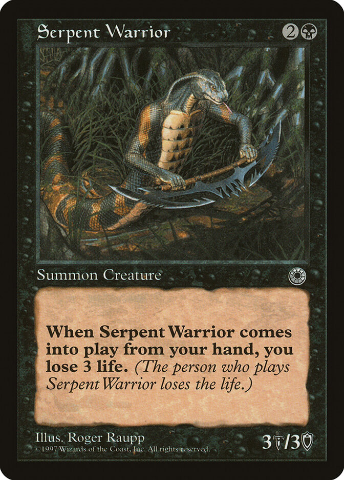 Serpent Warrior card front