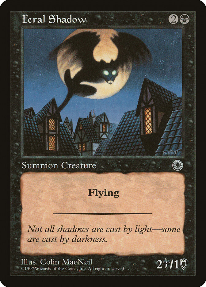Feral Shadow card front
