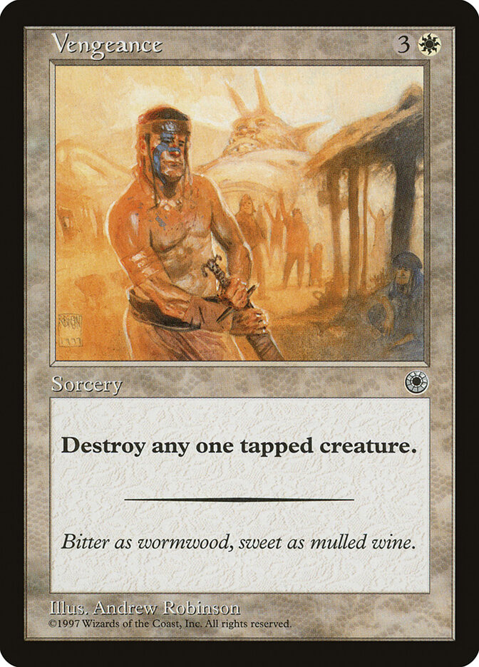 Vengeance card front