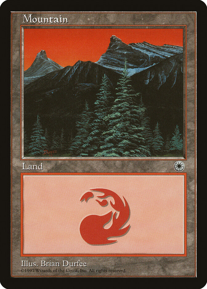 Mountain card front