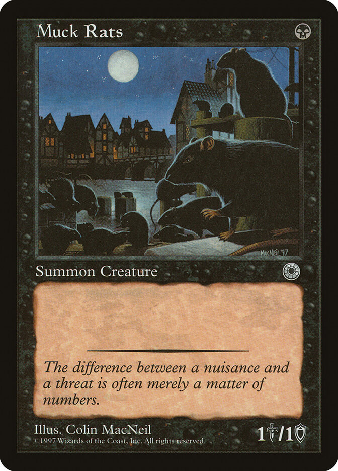Muck Rats card front