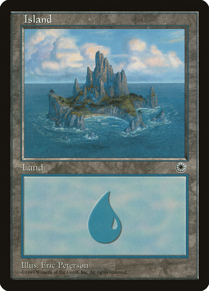Island card front