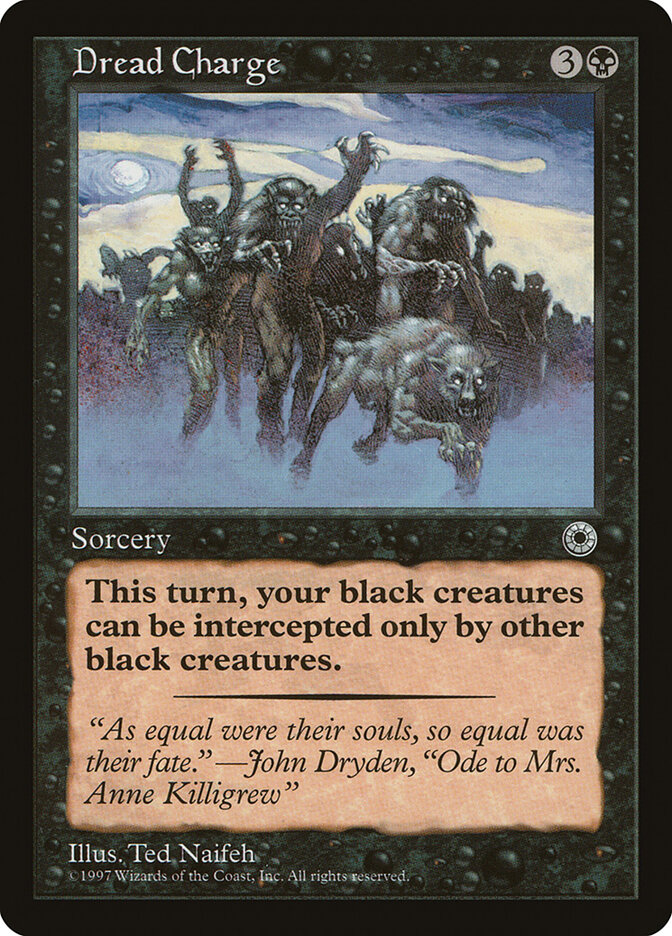 Dread Charge card front