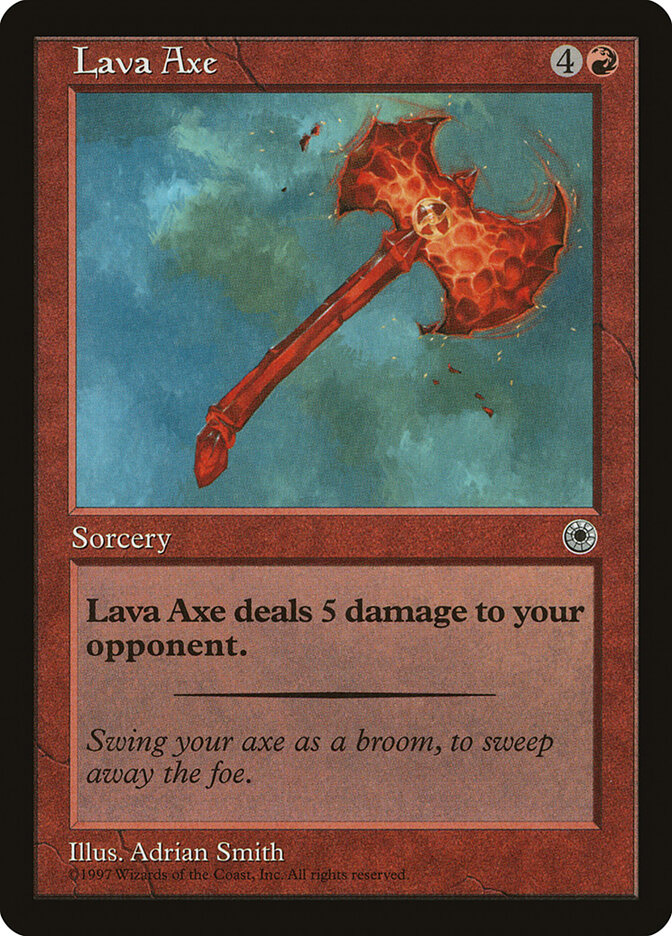 Lava Axe card front