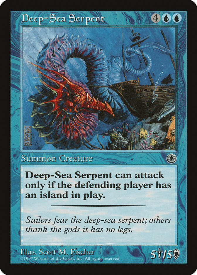 Deep-Sea Serpent card front