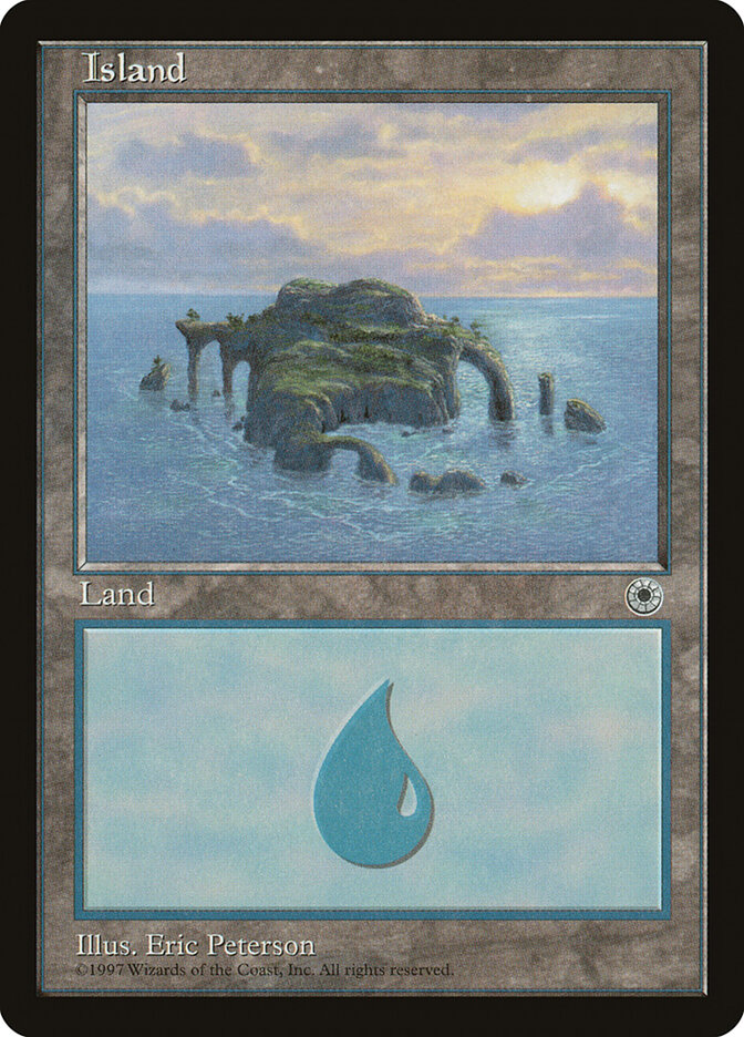 Island card front