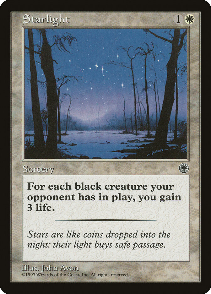 Starlight card front