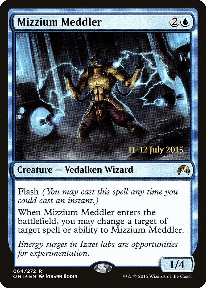 Mizzium Meddler card front
