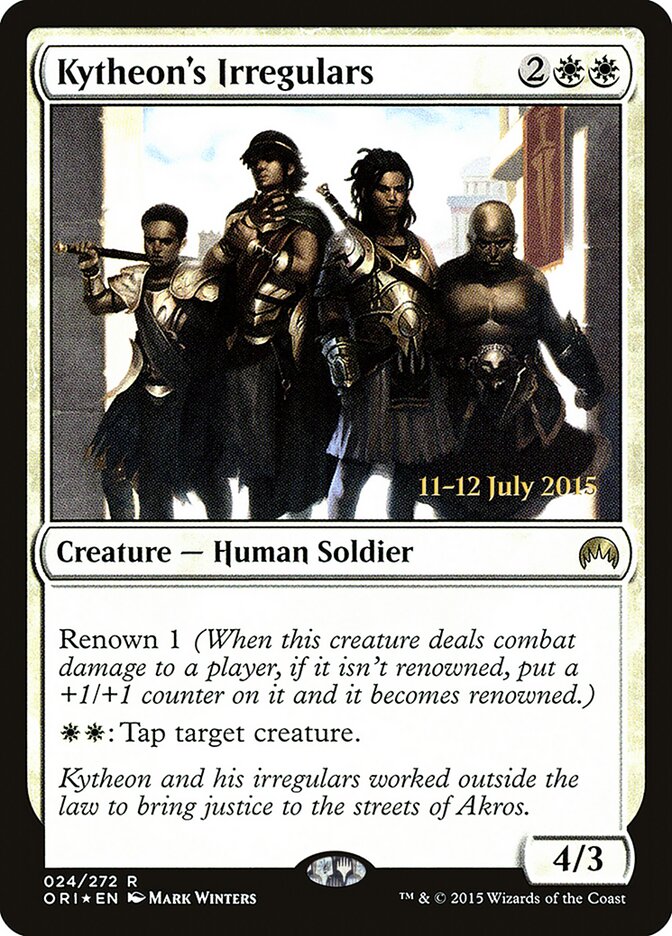 Kytheon's Irregulars card front