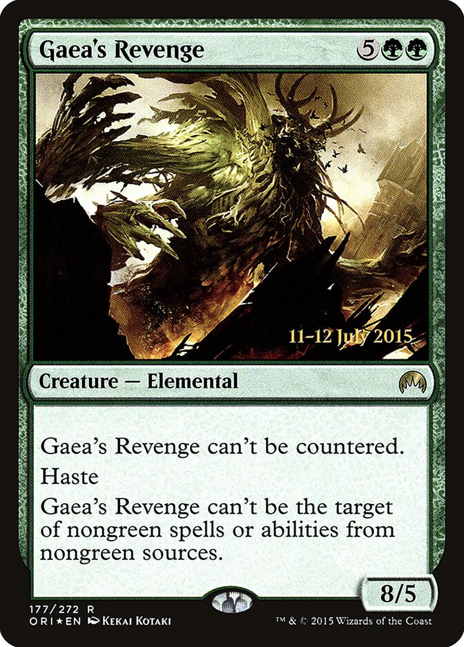 Gaea's Revenge card front