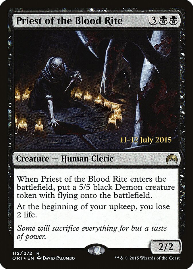 Priest of the Blood Rite card front