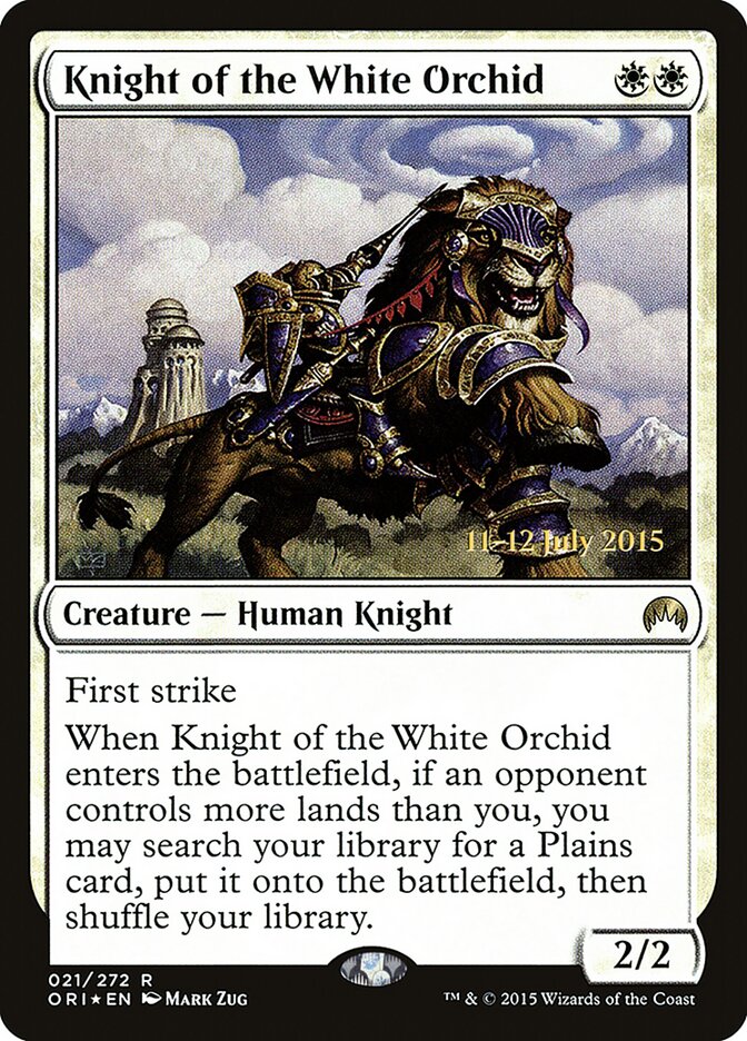 Knight of the White Orchid card front