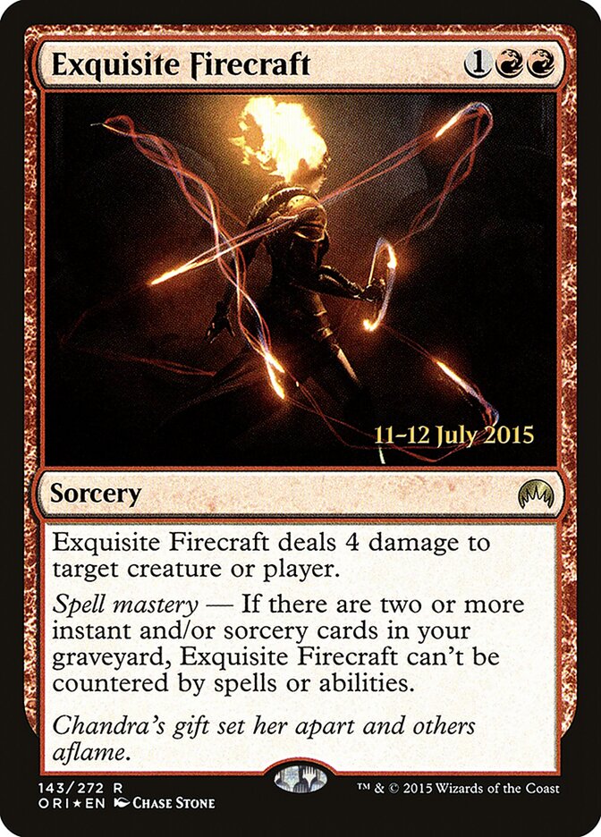 Exquisite Firecraft card front