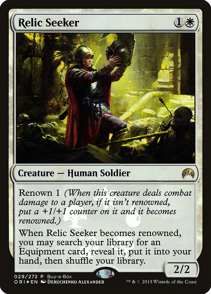 Relic Seeker card front
