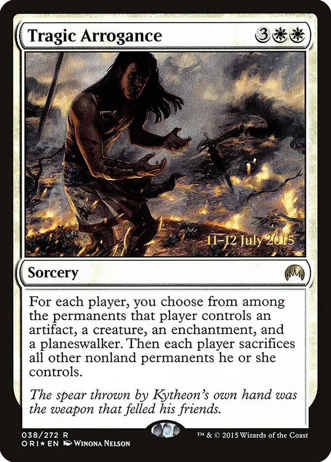 Tragic Arrogance card front