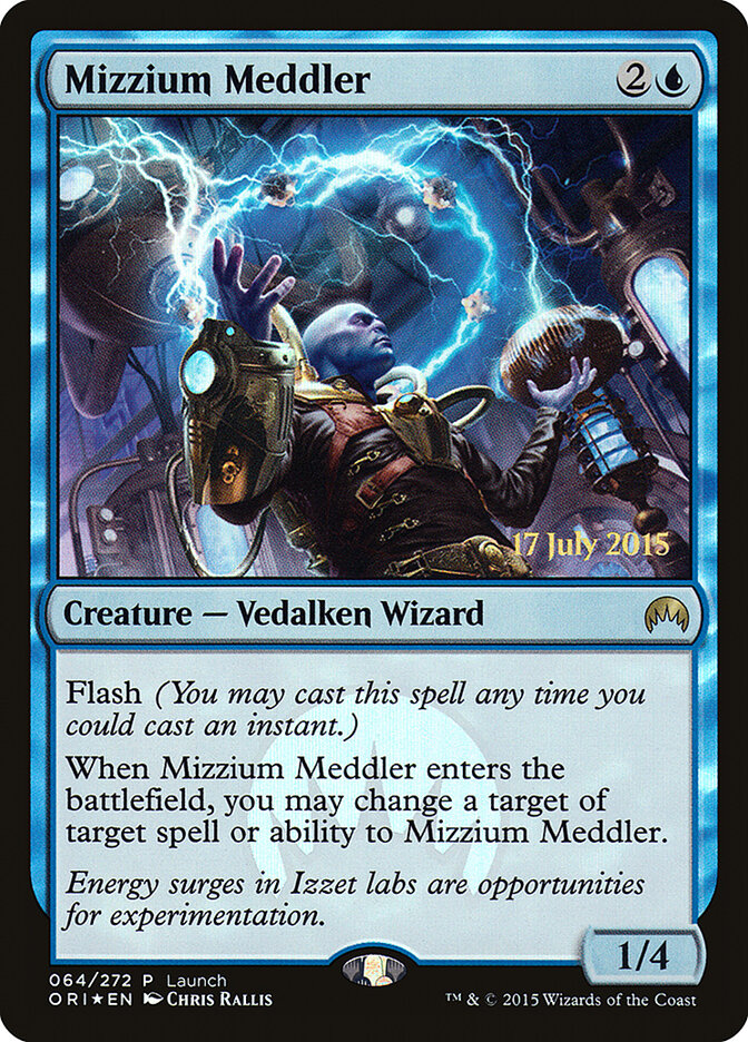 Mizzium Meddler card front