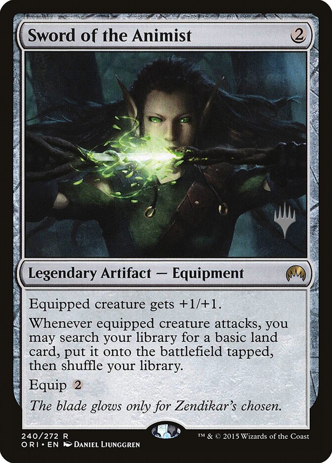 Sword of the Animist card front