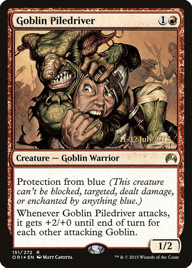 Goblin Piledriver card front