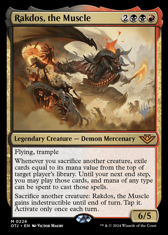 Rakdos, the Muscle card front
